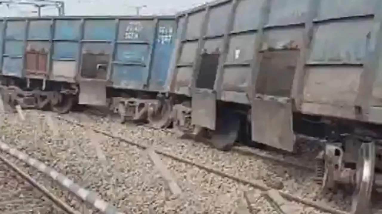Assam Train Derailment: Food Grains Wagon Goes Off Tracks Near MUPA Goods train derails in Assam's MUPA