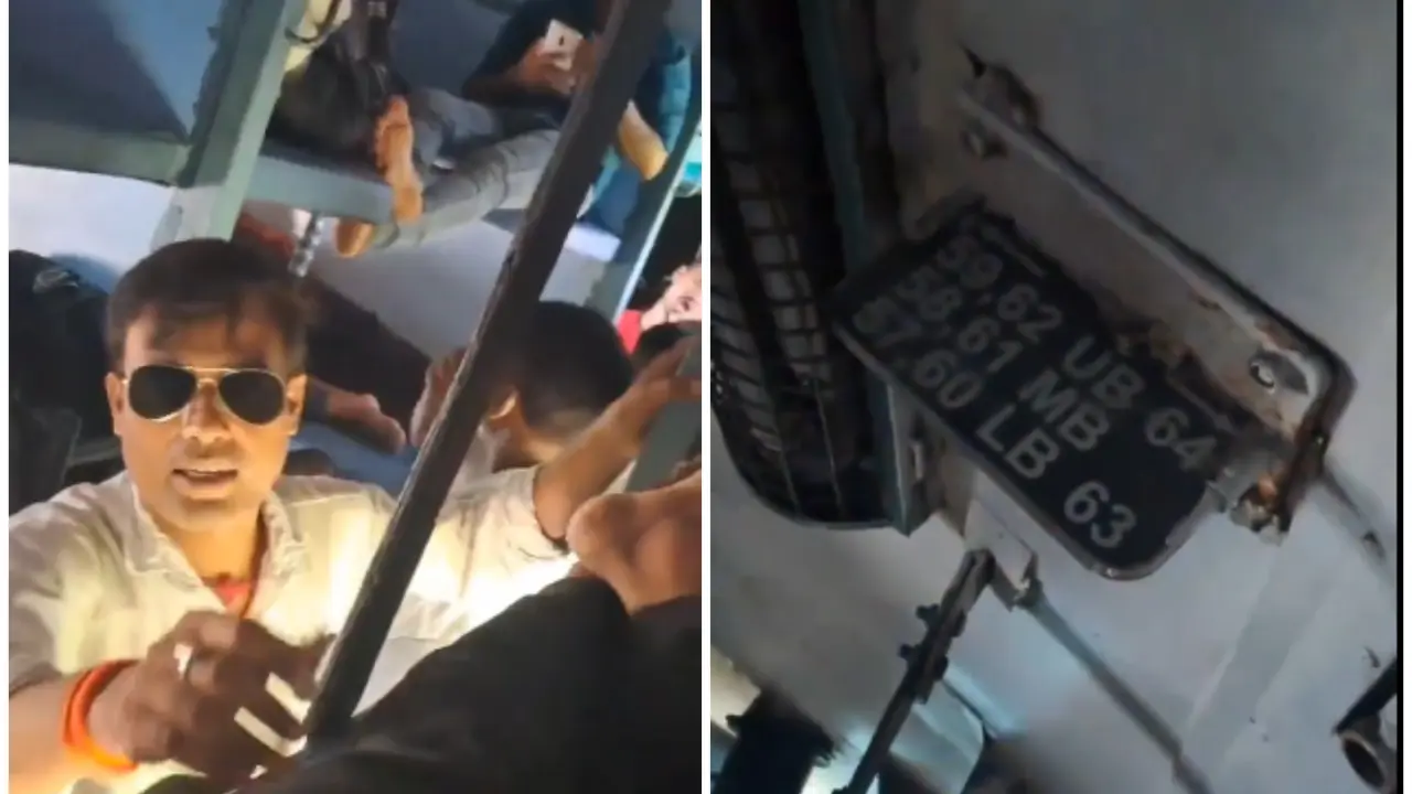Viral Video: Passenger Clashes Over Reserved Seat on Indian Railways | Watch train fight