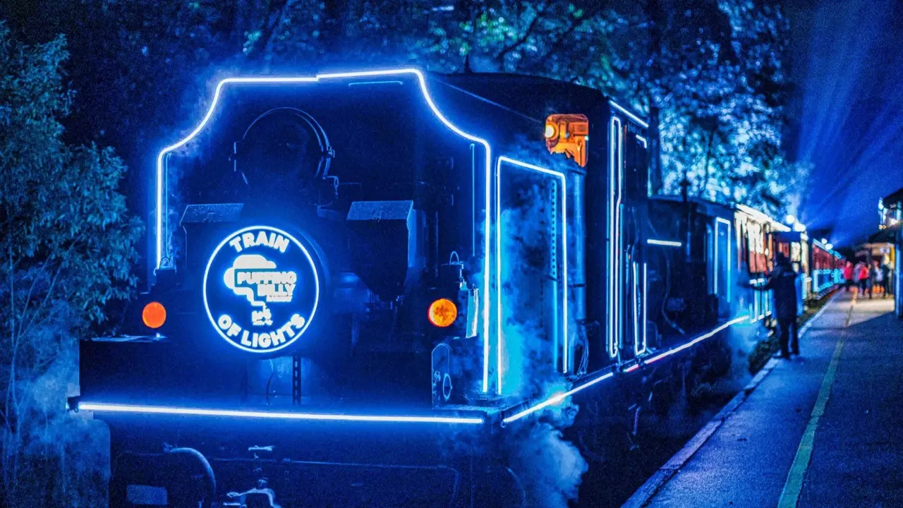 Train Of Lights Set To Enthrall Passengers In Melbourne With Enchanting Light Show Train of Lights, Melbourne