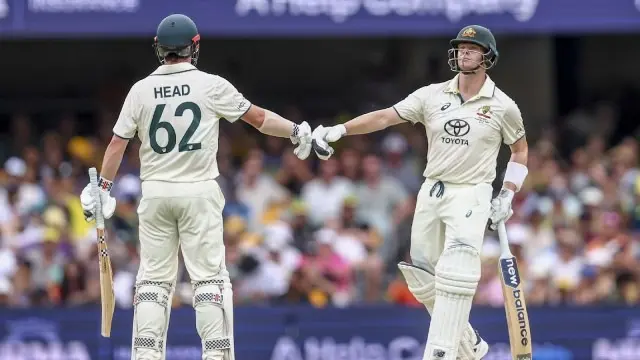 Travis Head and Steve Smith