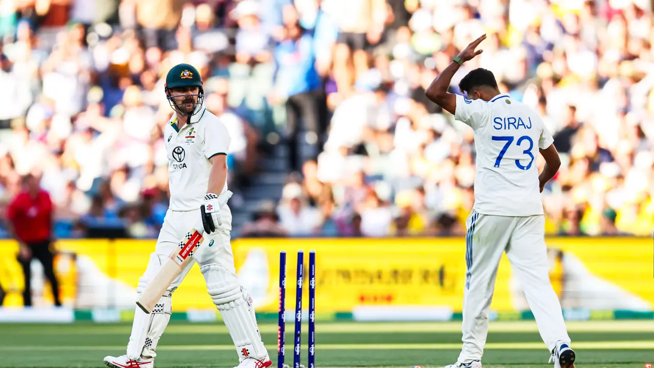 travis head clarify what he said to mohammed siraj