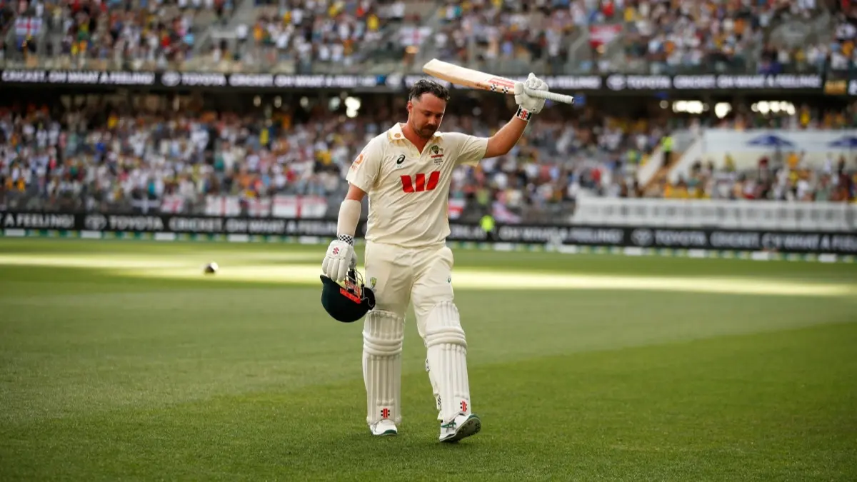 'Single Handedly Destroyed Bazball': Fans React To Travis Head's 69-ball Century In The 1st Ashes Test Travis head walks off after being dismissed in the Perth Test