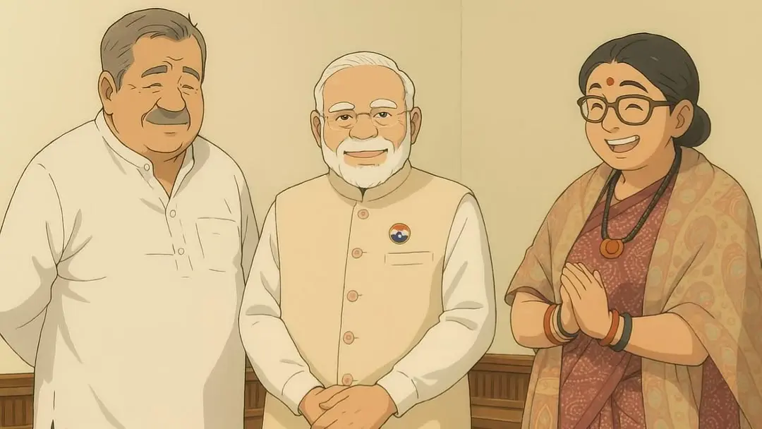 From Smriti Irani To Yogi Adityanath: See Who Else Joins The Trending Ghibli Style Trending Ghibli-style.