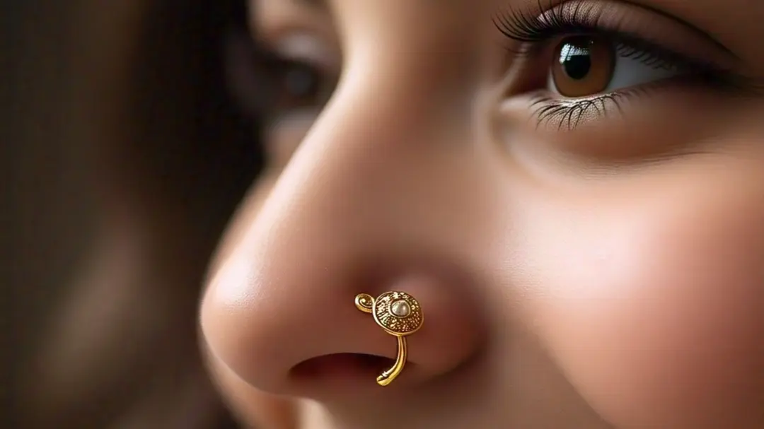 Trending Gold Nose Ring Designs