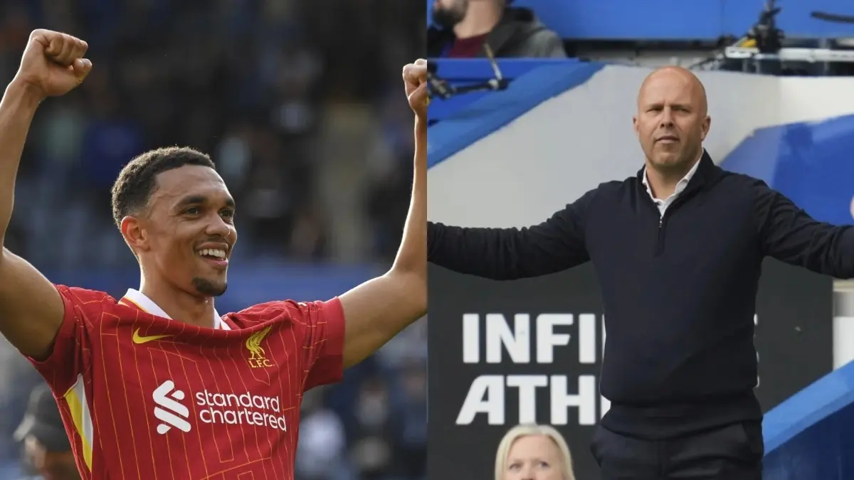 Trent Alexander Arnold and Arne Slot