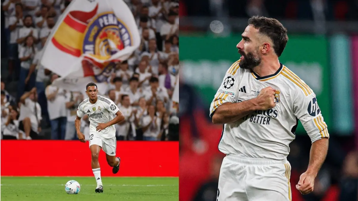 Trent Alexander-Arnold and Dani Carvajal