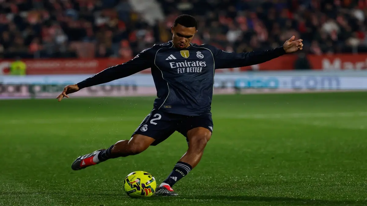 Trent Alexander-Arnold in action