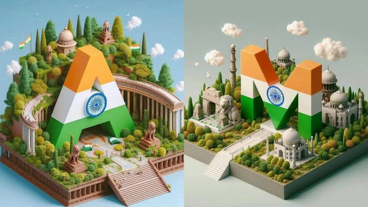 tricolor alphabet dp