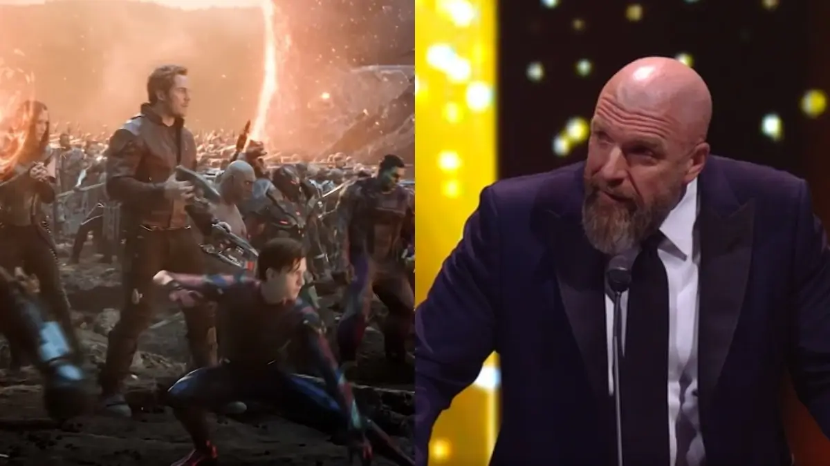 'I Wanted Him To Be Here': Triple H Calls Out Avengers Star For Missing WWE's Hall Of Fame Ceremony Ahead Of WrestleMania 41 Triple H during the Hall Of Fame ceremony