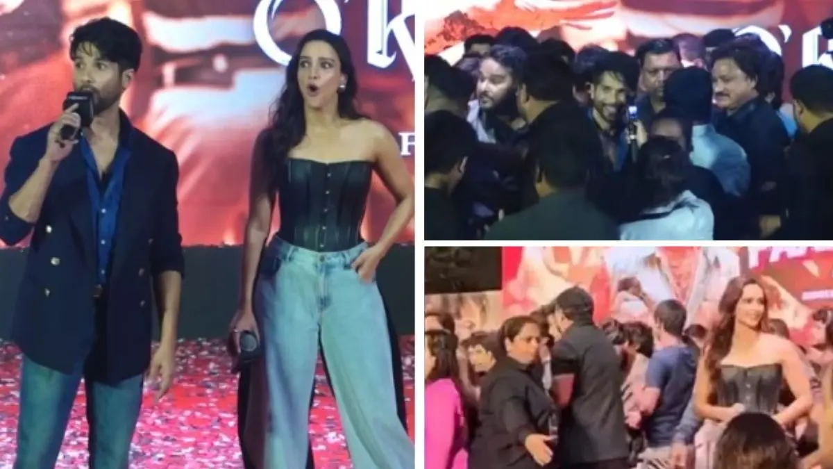 'National Crush' Ignored? Viral Video Claims Fans Sideline Triptii Dimri, Rush To Shahid Kapoor For Selfies During O Romeo Event Triptii Dimri 'ignored' at O'Romeo event?