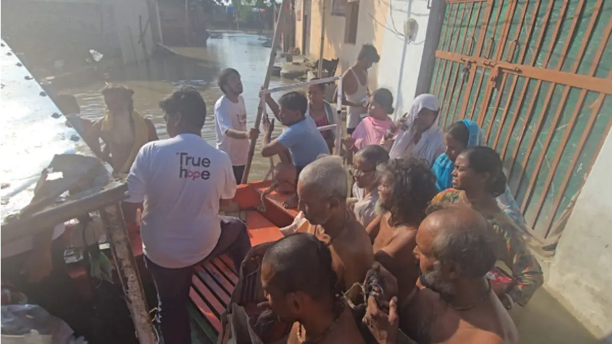 True Hope Foundation Becomes The First Crowdfunding Platform to Lead Flood Relief in Vrindavan with 18 Rescue Boats True Hope Foundation Leads Vrindavan Flood Relief with 18 Rescue Boat