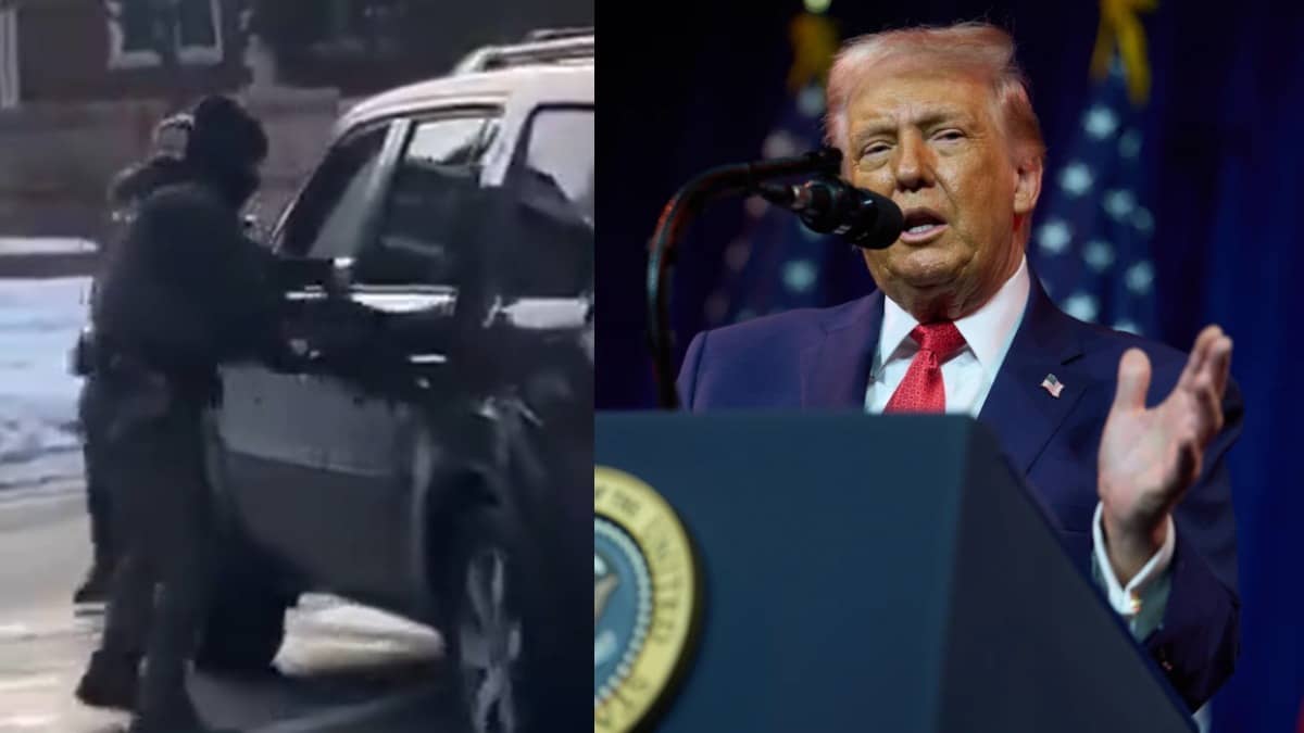 'Disorderly Woman Viciously Ran Over ICE Officer': Trump On Minneapolis Shooting; Says 'Shot In Self-Defence'