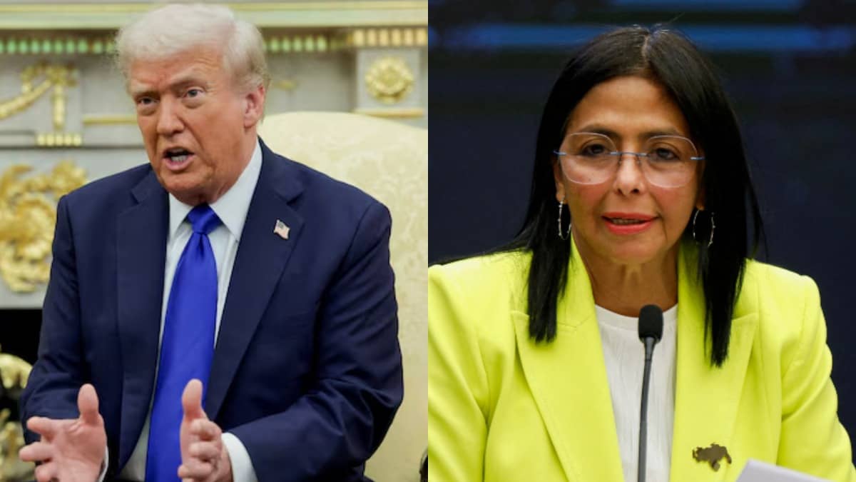 Trump Admits 'Very Good' Relationship With Venezuela's Interim President Delcy Rodriguez