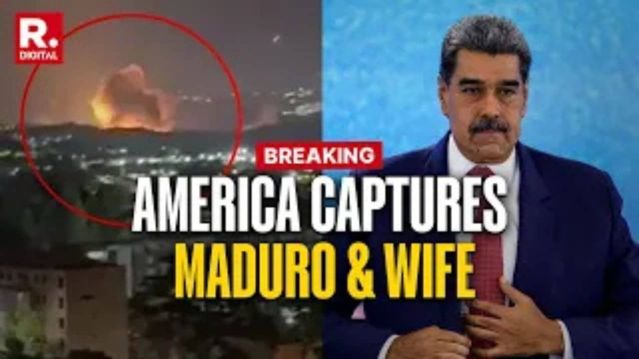 Trump Announces Capture Of Venezuelan President Maduro And Wife By US Forces