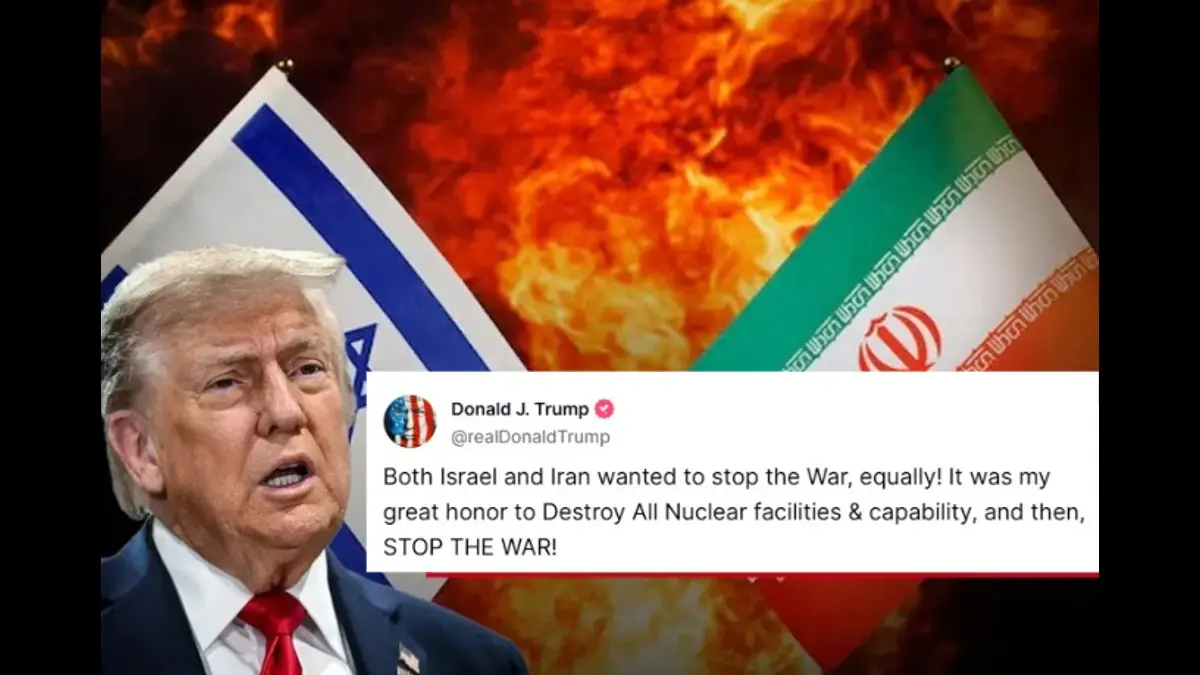 'Israel-Iran Wanted To Stop The War Equally': Donald Trump Hours After Saying He Was Not Happy With Ceasefire Violation Trump announces ceasefire between Iran and Israel