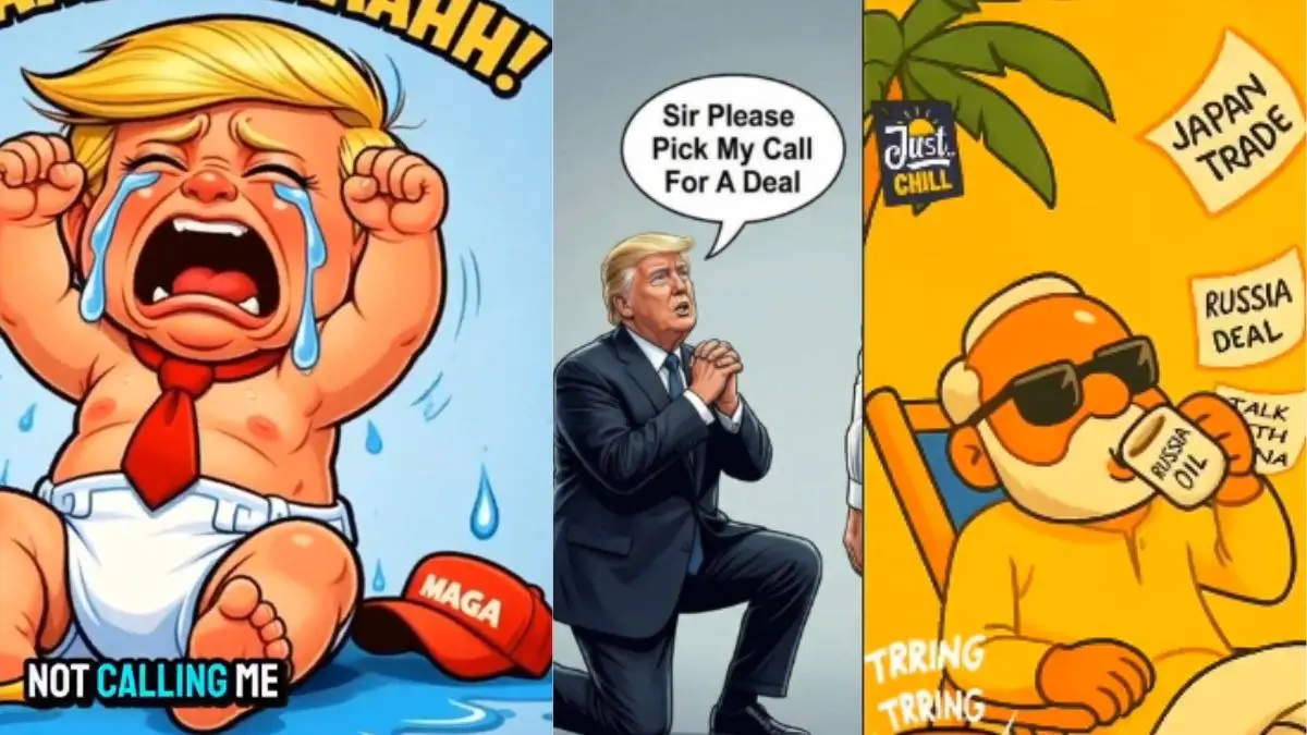 'Trump Begging, Modi Unmoved': Internet Flooded With Memes Over US Trade Deal Call