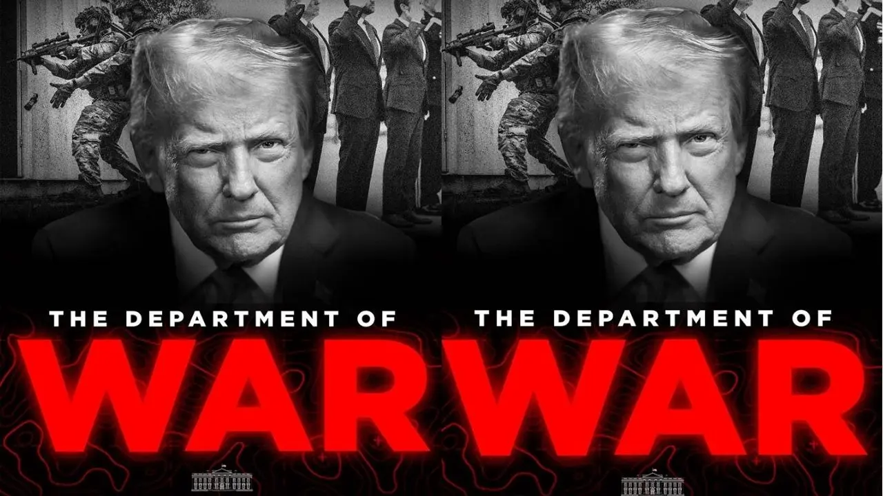 Trump changed US Pentagon name to The Department of War.
