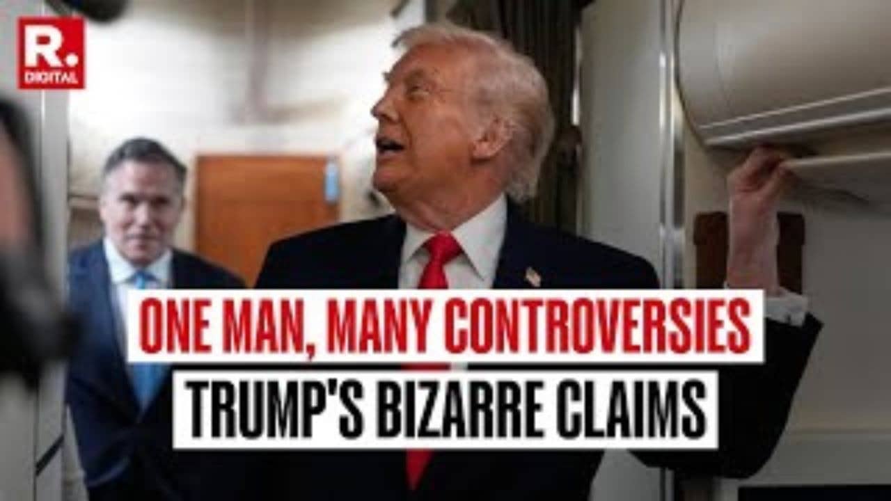 Trump Displays His List Of All Bizarre Claims