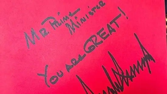 Trump Gifts PM Modi Signed Copy of 'Our Journey Together'