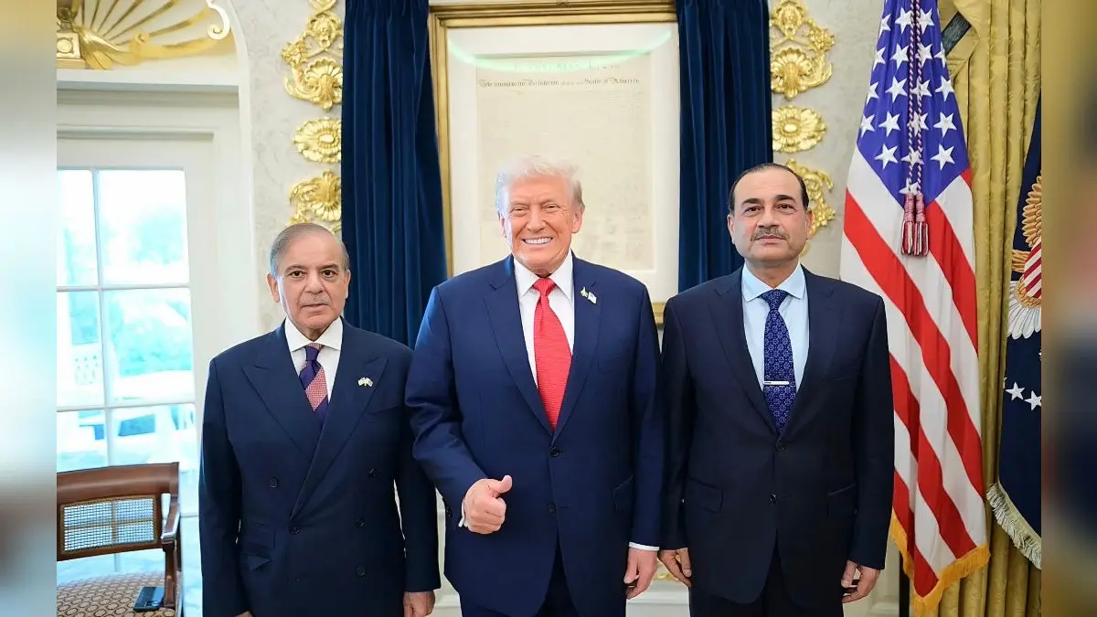 Donald Trump Holds Talks With Pakistan PM Shehbaz Sharif, Army Chief Asim Munir Trump holds talks with Pakistan PM Shehbaz Sharif, Asim Munir