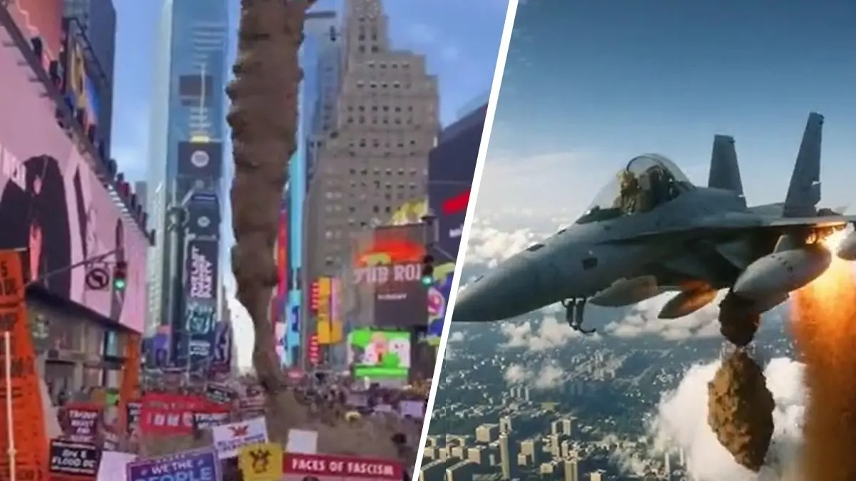 Trump Mocks 'No King' Protesters With AI Video