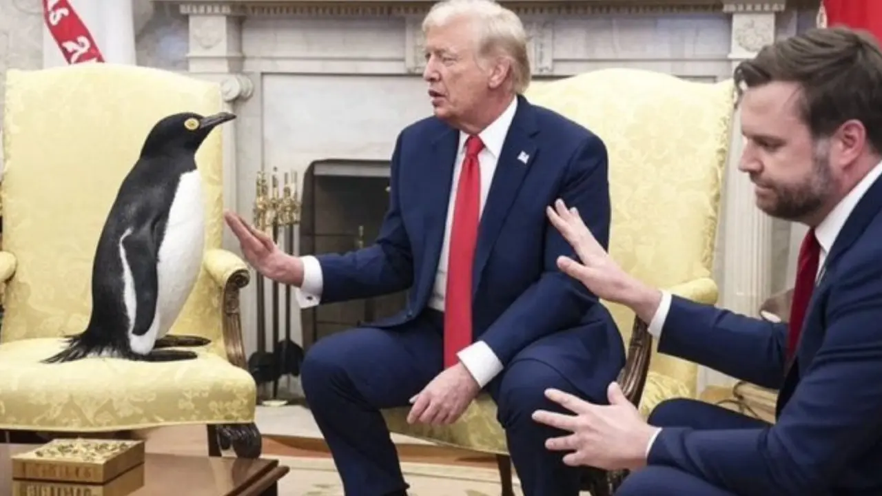 Trump's Tariff Memes Go Viral, Show Penguins Protest Against It. Know Why Trump Penguin Meme Viral