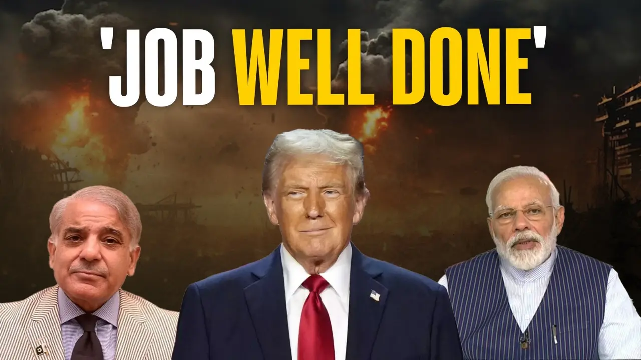 'Job Well Done': Trump Says He'll Work With India, Pakistan On Kashmir After Ceasefire Agreement Trump Reacts To India-Pak Ceasefire Agreement
