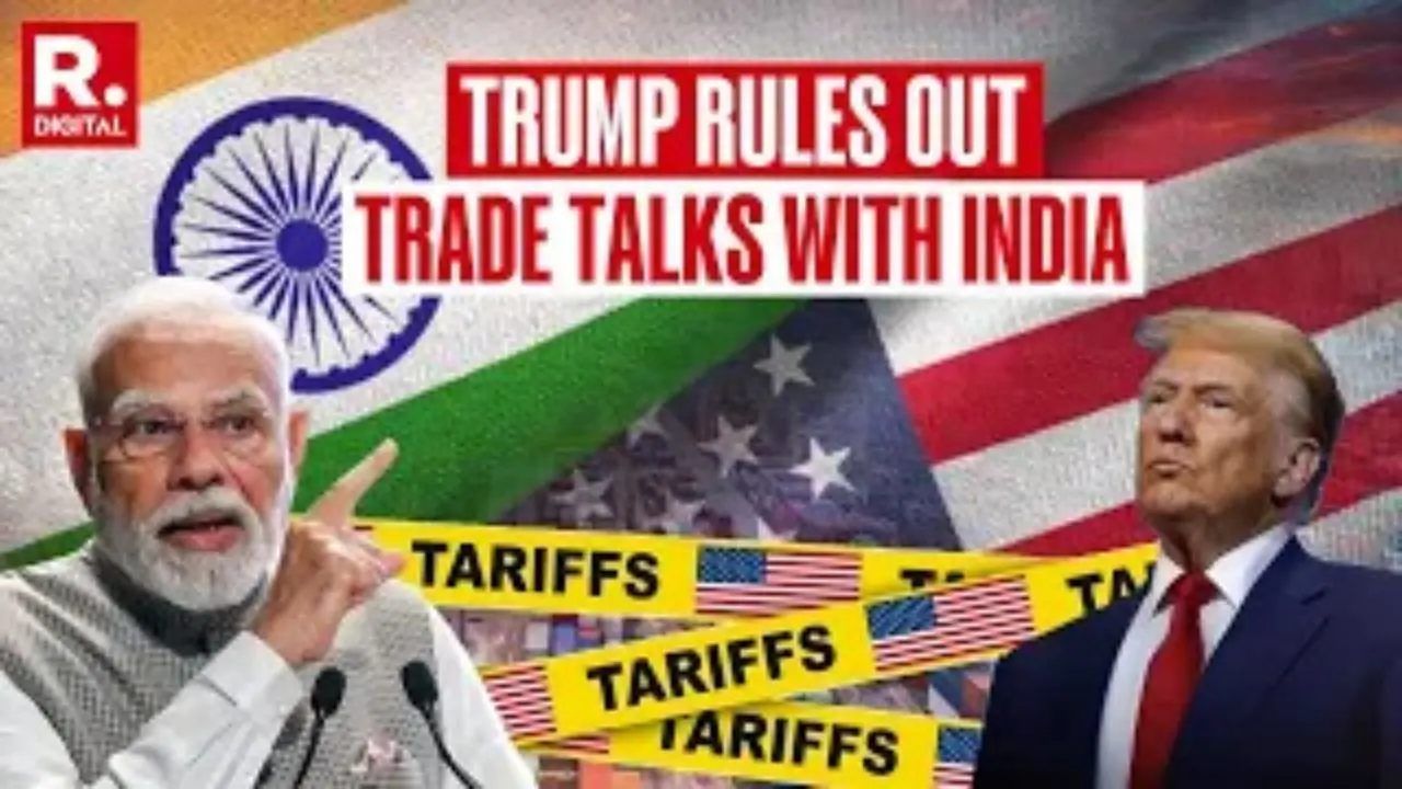 Trump Refuses Trade Talks with India After Imposing 50% Tariff