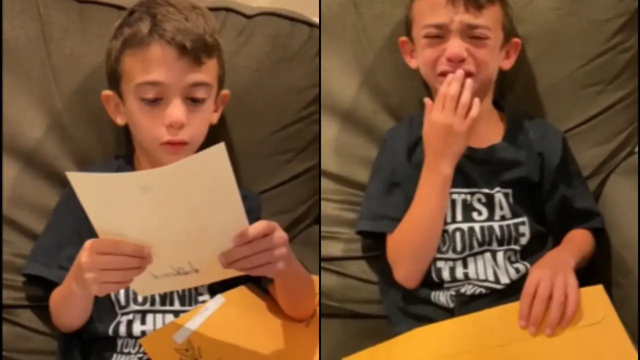 Trump Sends Heartfelt Birthday Letter to 8-Year-Old Boy Battling Rare Brain Disorder, Goes Viral Trump Sends Heartfelt Birthday Letter to 8-Year-Old Boy Battling Rare Brain Disorder, Goes Viral
