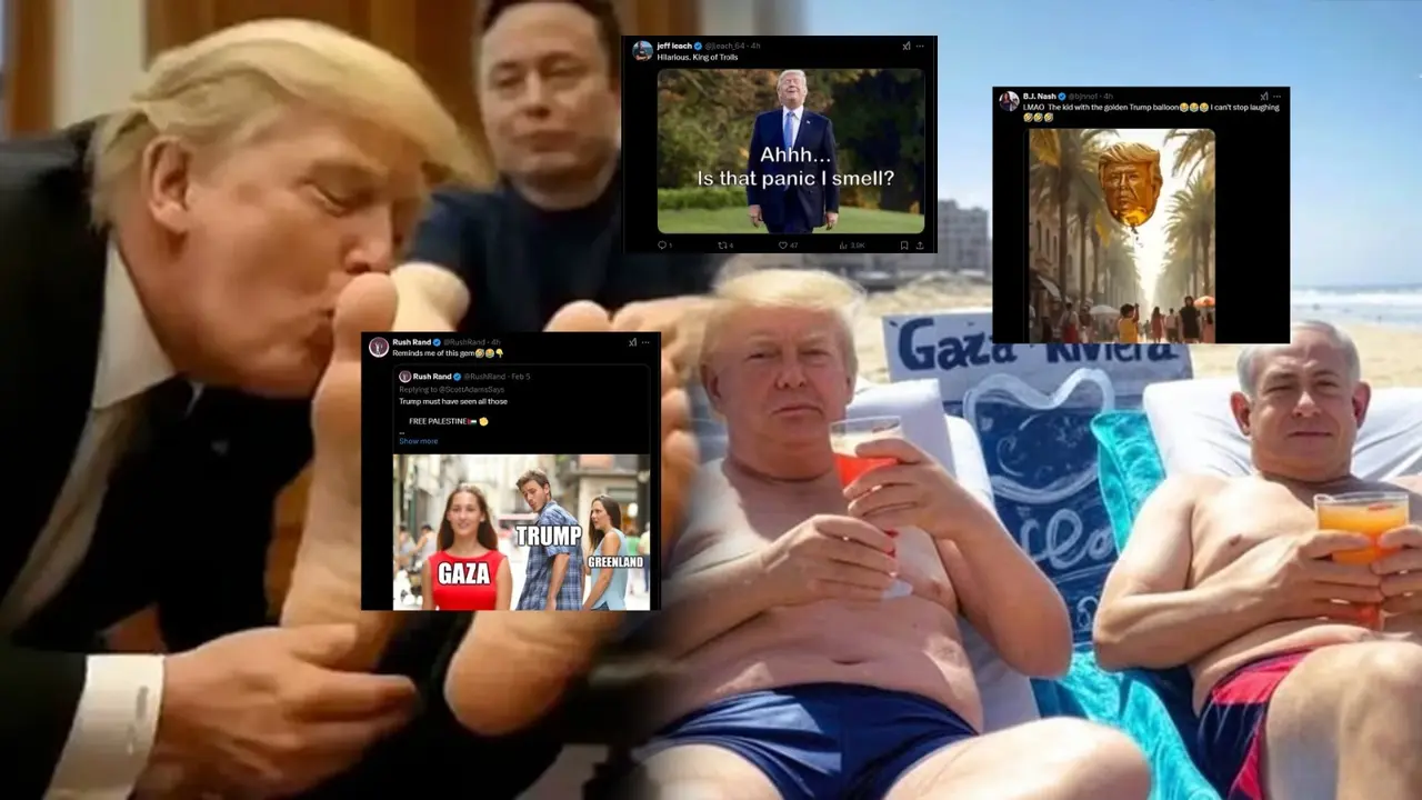 Trump shared an AI-generated video envisioning a futuristic, luxurious Gaza post-war.