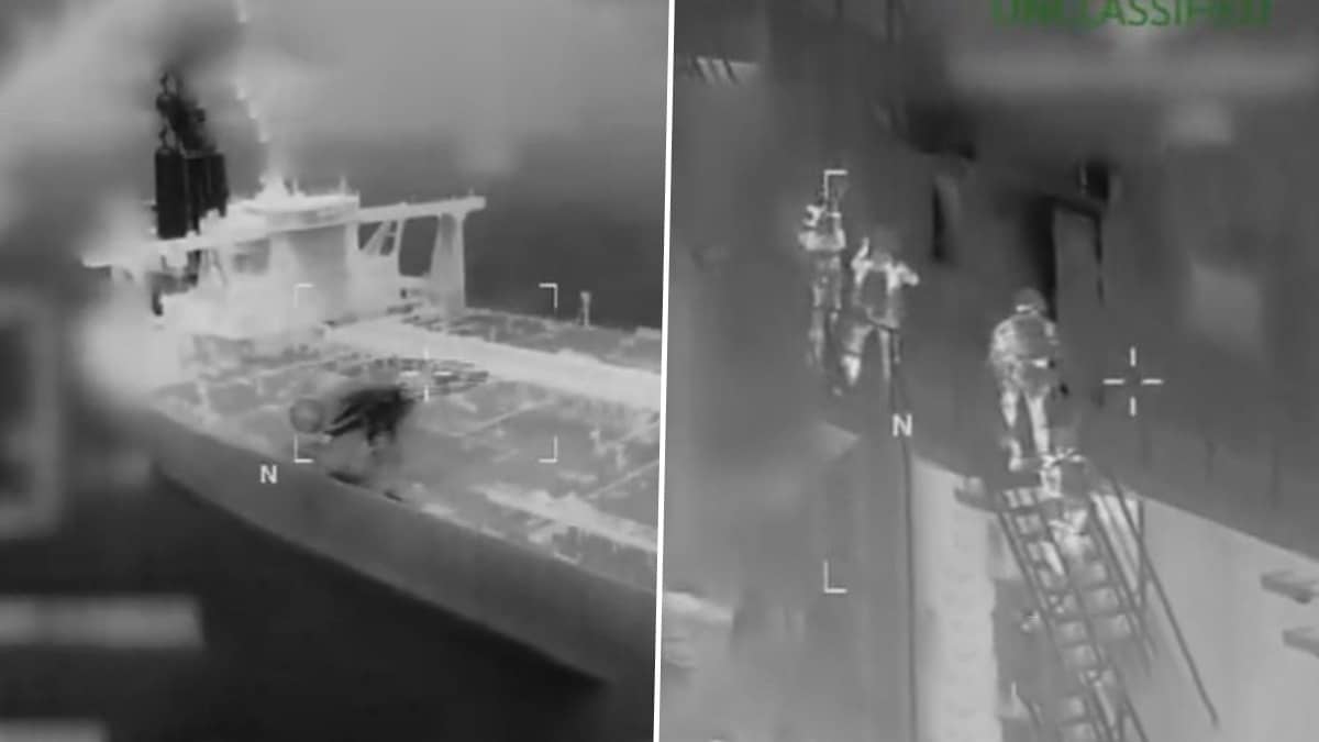 Trump Shares Dramatic 3-Minute DHS Video of US Coast Guard Seizing Venezuela-Linked Oil Tanker
