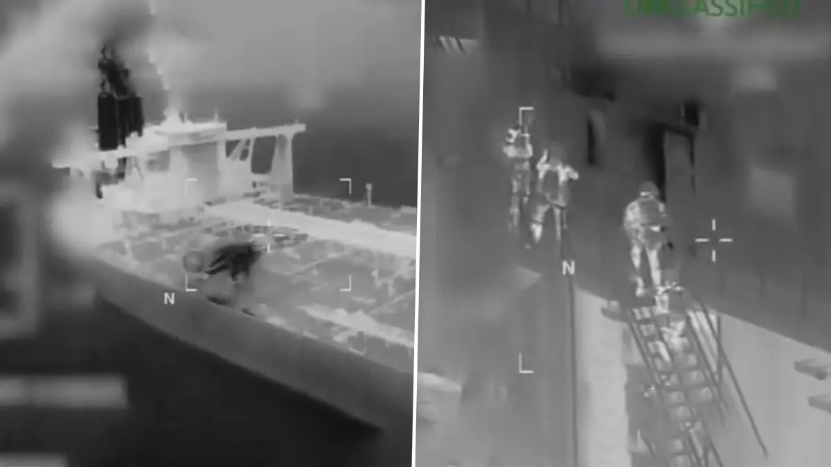 Trump Shares Dramatic 3-Minute DHS Video of US Coast Guard Seizing Venezuela-Linked Oil Tanker