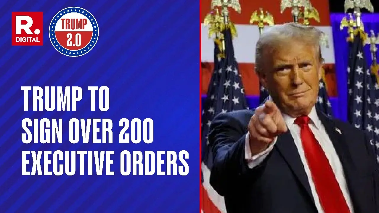 Trump to Sign 200 Executive Orders on His 1st Day at White House: Report Trump to Sign 200 Executive Orders on His 1st Day at White House: Report