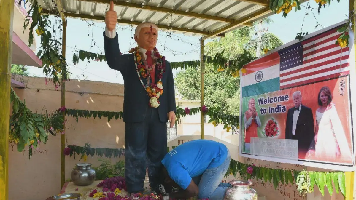 Trump’s Double Tariff Blow Sparks Outrage, Recalling the Man Who Once Built a Trump Temple in India Trump’s Double Tariff Blow Sparks Outrage, Recalling the Man Who Once Built a Trump Temple in India