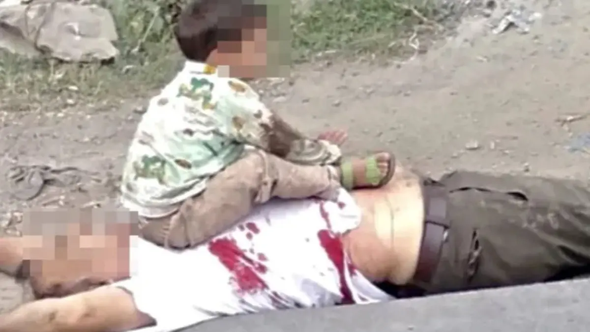 Truth Behind the Image: Viral Photo of Child and Corpse Not from Pahalgam
