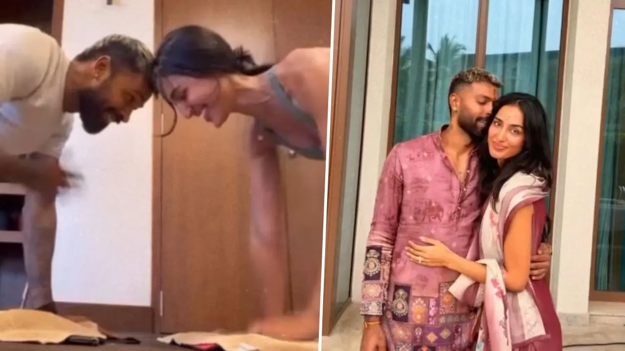 Try Couple's Workout Hardik Pandya-Mahieka Sharma Style