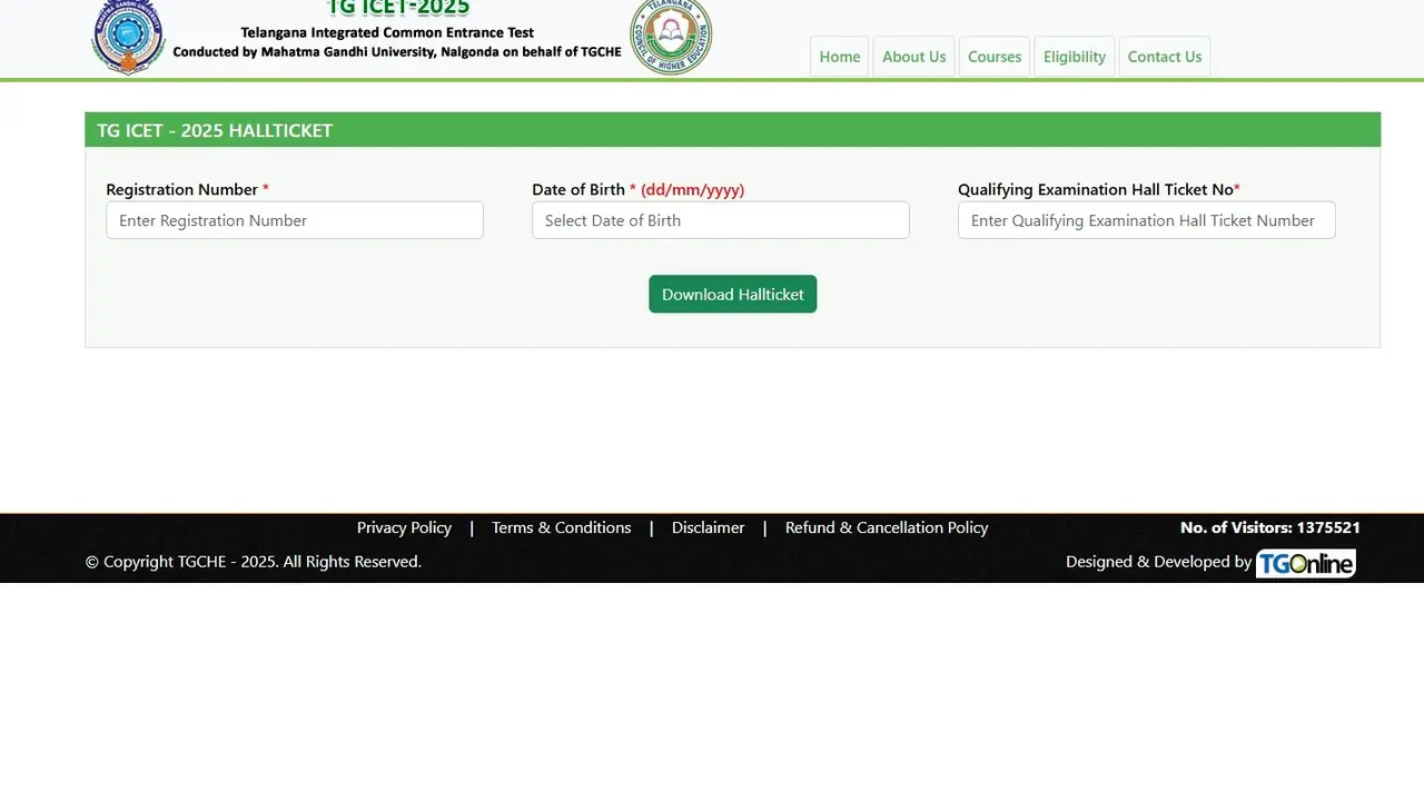 TS ICET Hall Ticket 2025 Out at icet.tgche.ac.in, Direct Link to Download TS ICET Hall Ticket 2025 Out at icet.tgche.ac.in, Direct Link to Download