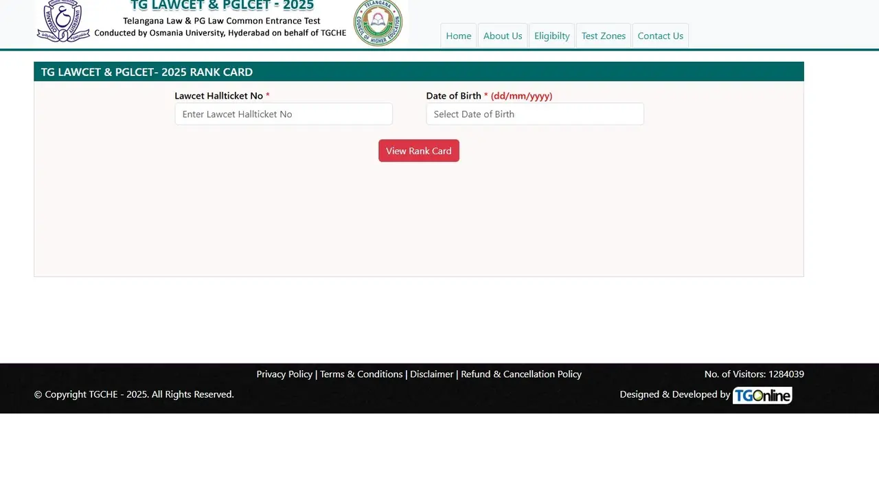 TS LAWCET, PGLCET Result 2025 Declared