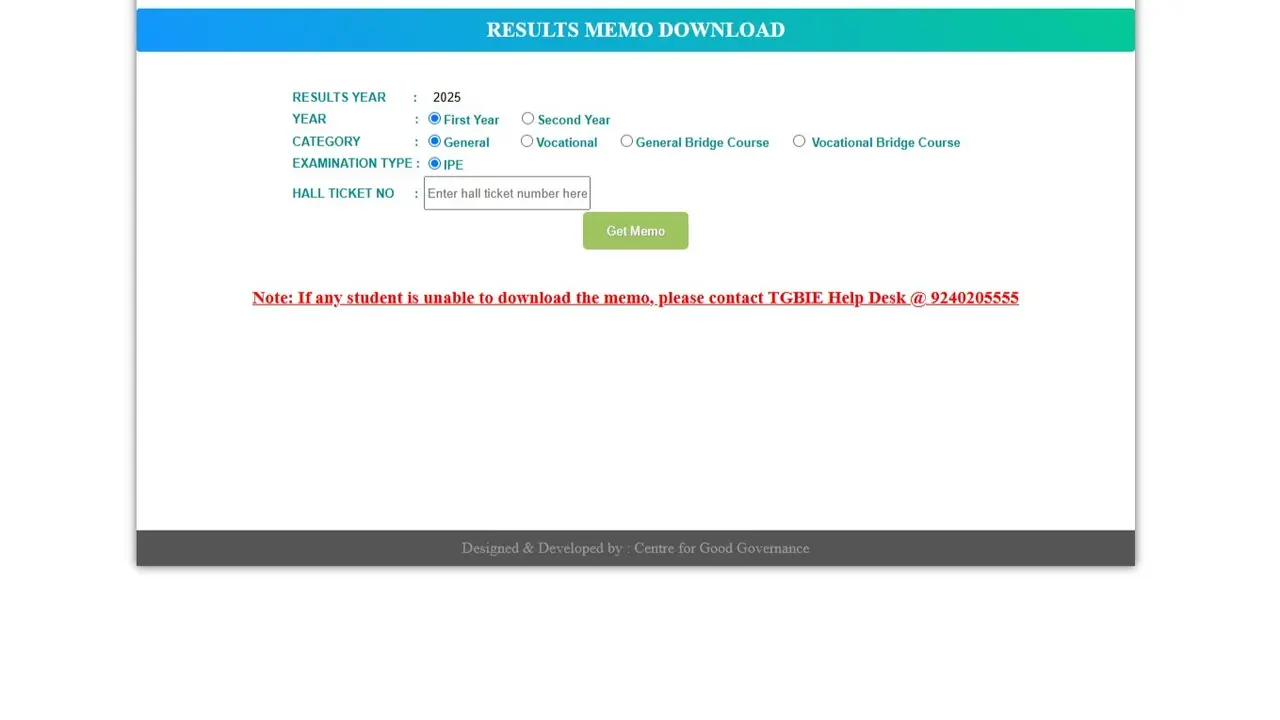 TS Telangana Inter Result 2025