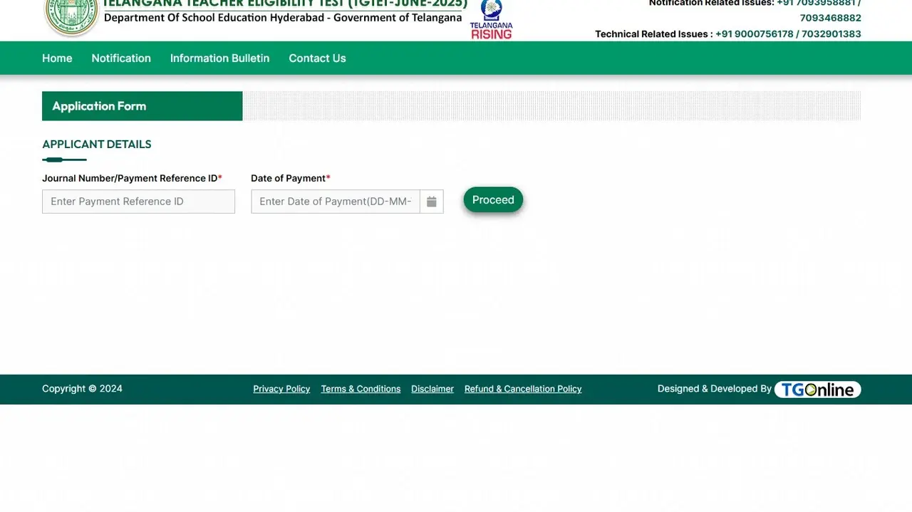 TS TET June 2025 Registration Begins