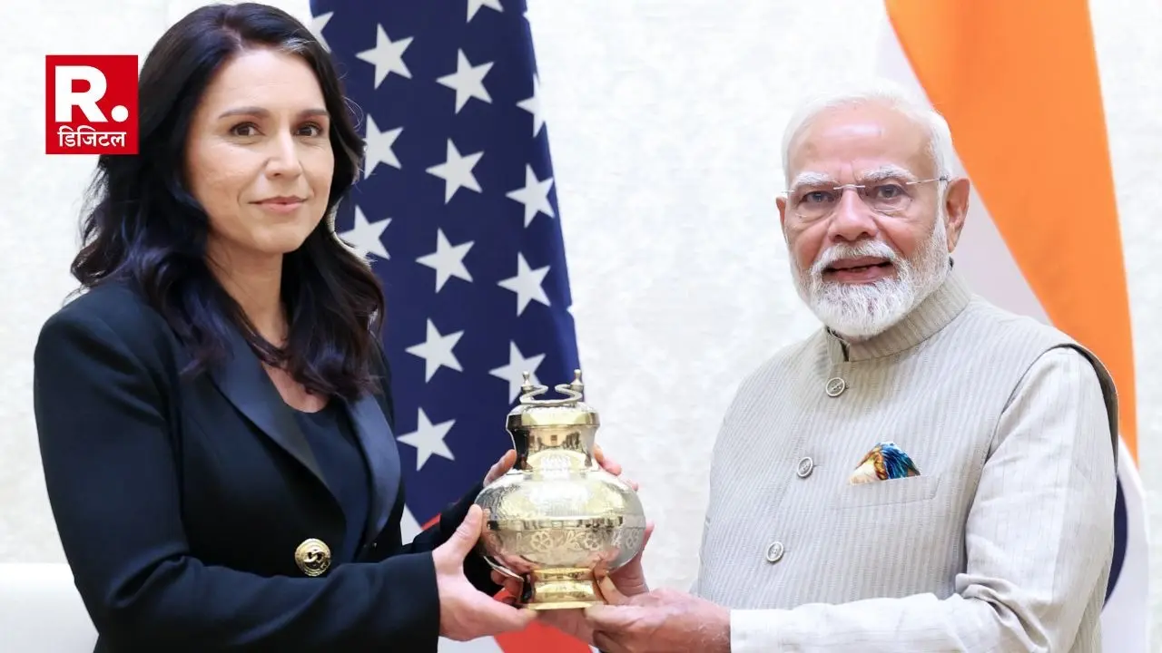 Tulsi Gabbard meets PM Modi