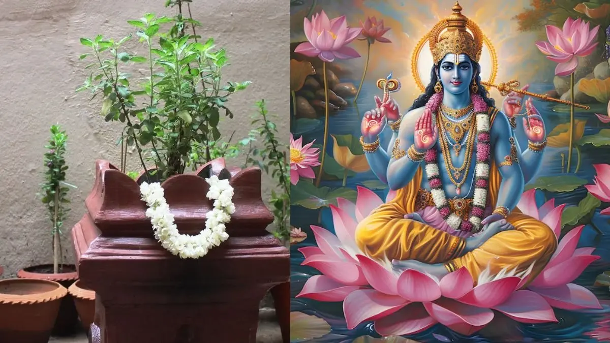tulsi vivah 2025 significance puja Vidhi samagri shubh muhurat bhagwan shaligram lord Vishnu