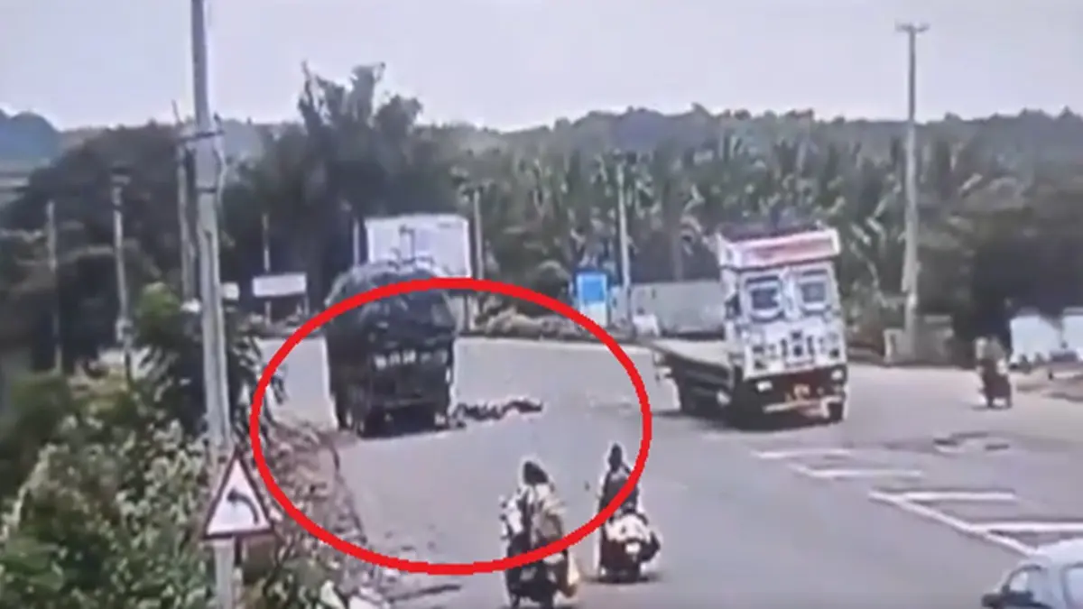 On Camera: 3 Dead After Speeding Bike Crashes Into Parked Lorry Minutes From Home Two youth and a 12-year-old boy died on the spot