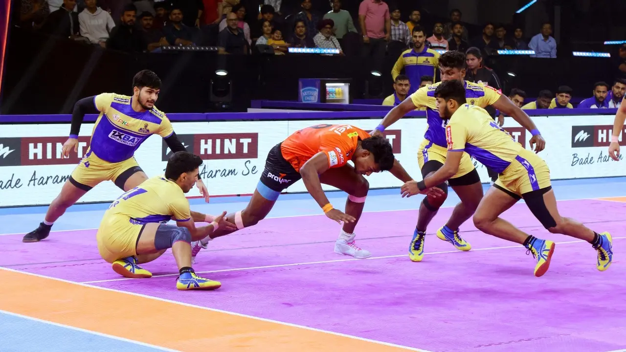 U Mumba Secure An Impressive Win After Fending Off Late Challenge From Tamil Thalaivas U Mumba beat Tamil Thalaivas