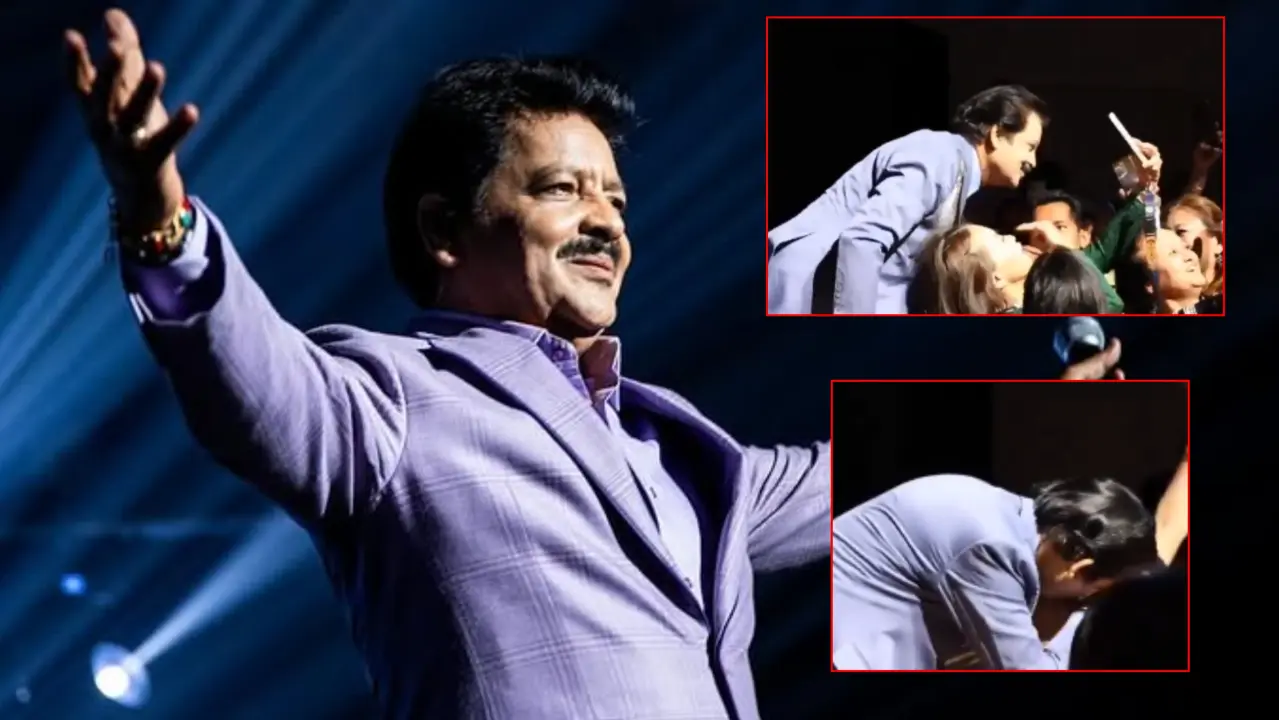 Udit Narayan is facing backlash for kissing female fans during concert
