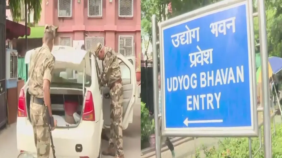 udyog-bhawan-threat-mail-search-operation-undergoes