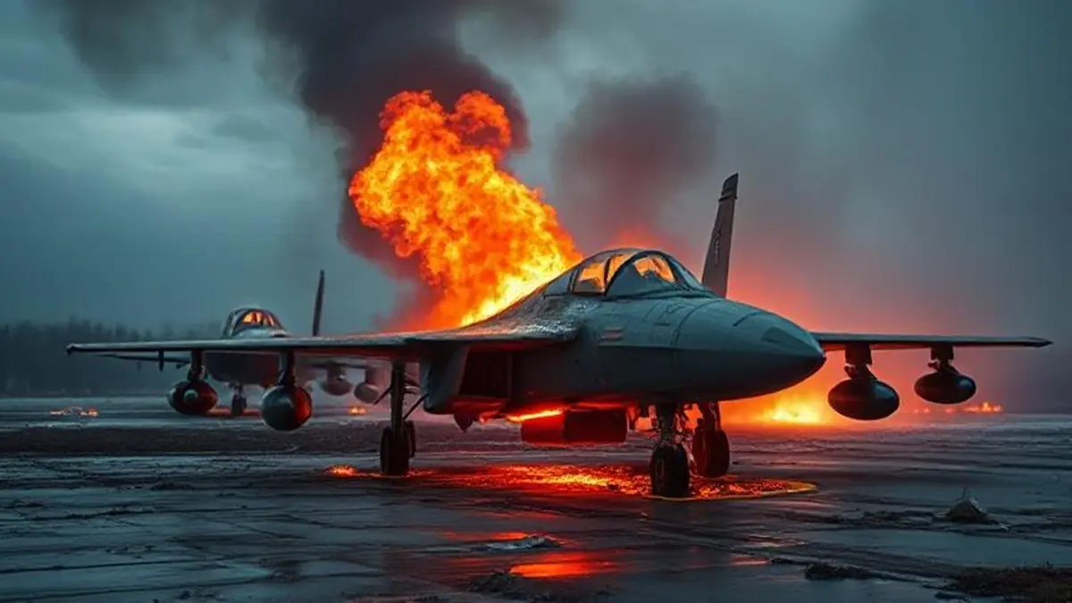 Ukraine's 'Spider's Web' Operation: Drone Strike Damages 41 Russian Warplanes