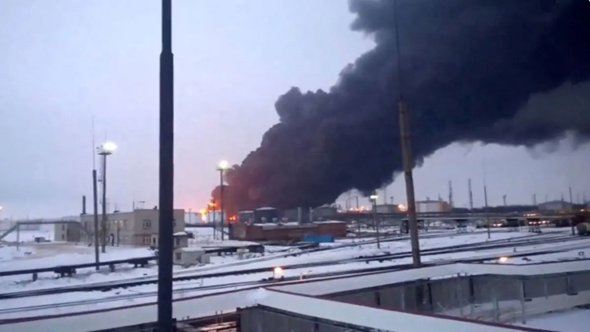 Russia's Energy Infrastructure Hit By Ukrainian Drones Amid Trump's Land-For-Peace Comments