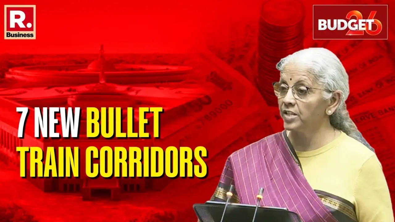 Union Budget 2026: FM Sitharaman Proposes 7 High-Speed Rail Corridors To Boost Inter-City Travel Union Budget 2026: FM Sitharaman Proposes 7 High-Speed Rail Corridors To Boost Inter-City Travel