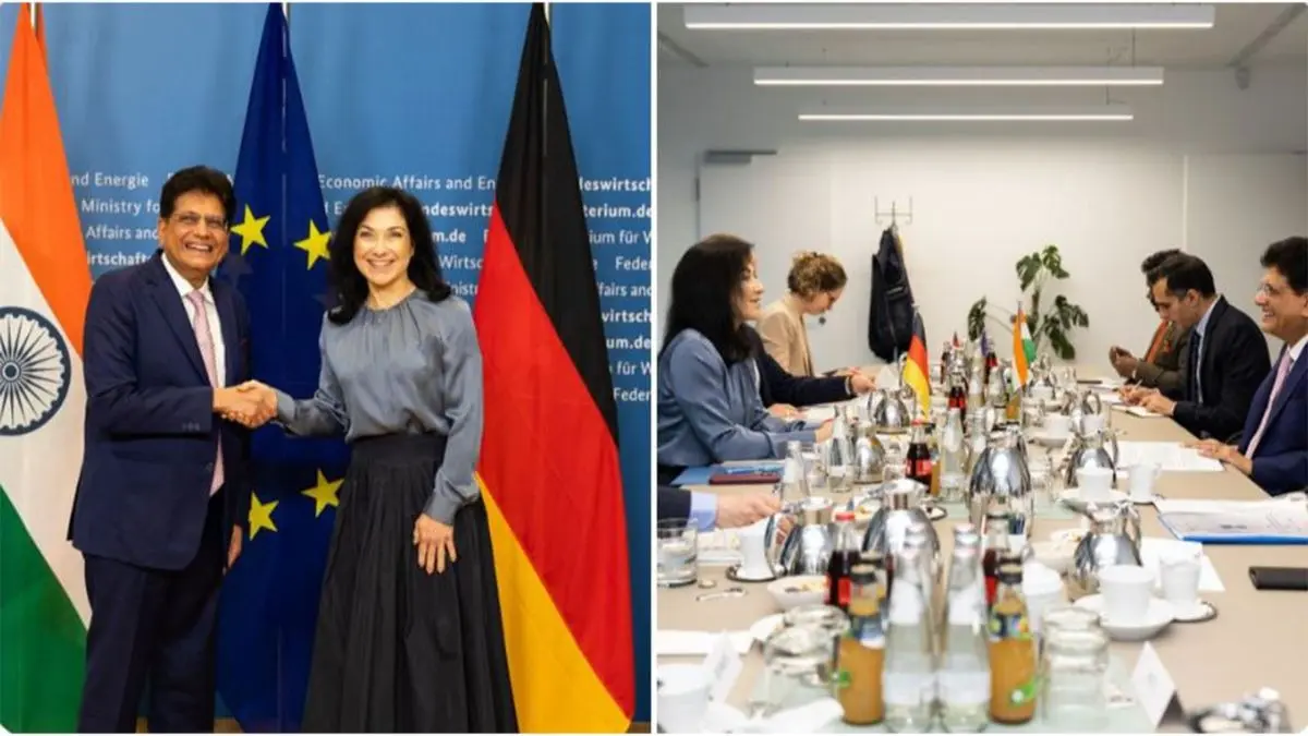 Union Commerce Minister Piyush Goyal met German counterpart Katherina Reiche in Berlin,